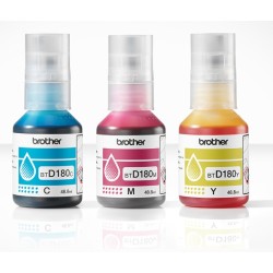 Brother BTD180CLVAL Rašalo papildymo buteliukų komplektas, CMY