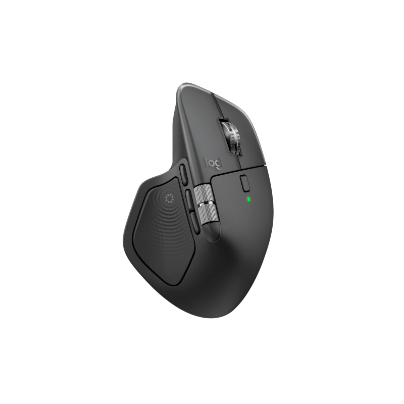 Logitech MX Master 4 Belaidė pelė RF Wireless + Bluetooth, 8000 DPI, Graphite