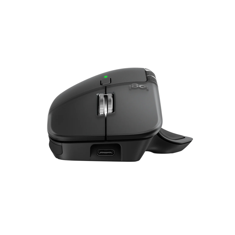 Logitech MX Master 4 Belaidė pelė RF Wireless + Bluetooth, 8000 DPI, Graphite