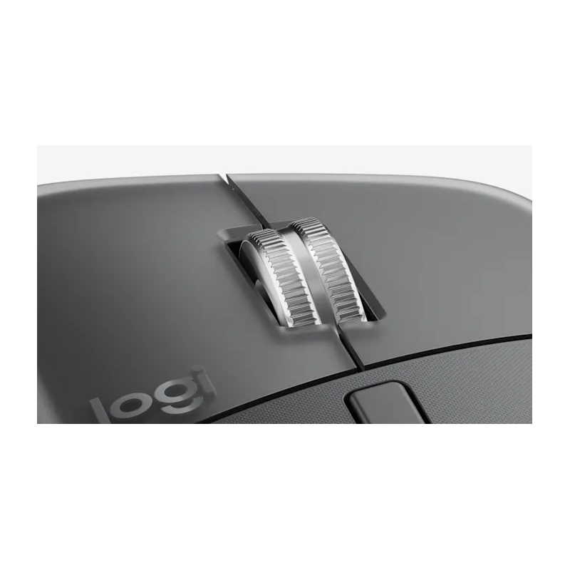 Logitech MX Master 4 Belaidė pelė RF Wireless + Bluetooth, 8000 DPI, Graphite