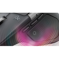 Logitech MX Master 4 Belaidė pelė RF Wireless + Bluetooth, 8000 DPI, Graphite