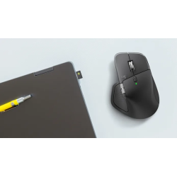 Logitech MX Master 4 Belaidė pelė RF Wireless + Bluetooth, 8000 DPI, Graphite