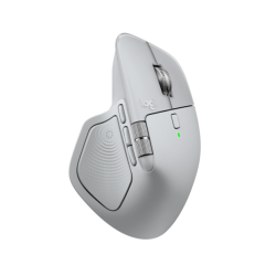 Logitech MX Master 4 Belaidė pelė RF Wireless + Bluetooth, 8000 DPI, Pale Grey