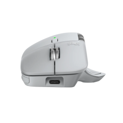Logitech MX Master 4 Belaidė pelė RF Wireless + Bluetooth, 8000 DPI, Pale Grey