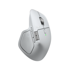 Logitech MX Master 4 for MAC Belaidė pelė RF Wireless + Bluetooth, 8000 DPI, White Silver