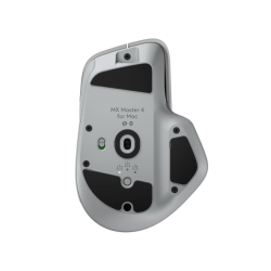 Logitech MX Master 4 for MAC Belaidė pelė RF Wireless + Bluetooth, 8000 DPI, White Silver