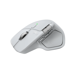 Logitech MX Master 4 for MAC Belaidė pelė RF Wireless + Bluetooth, 8000 DPI, White Silver