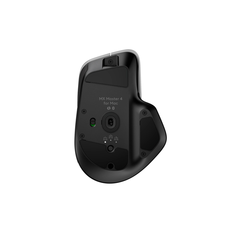 Logitech MX Master 4 for MAC Belaidė pelė RF Wireless + Bluetooth, 8000 DPI, Space Black