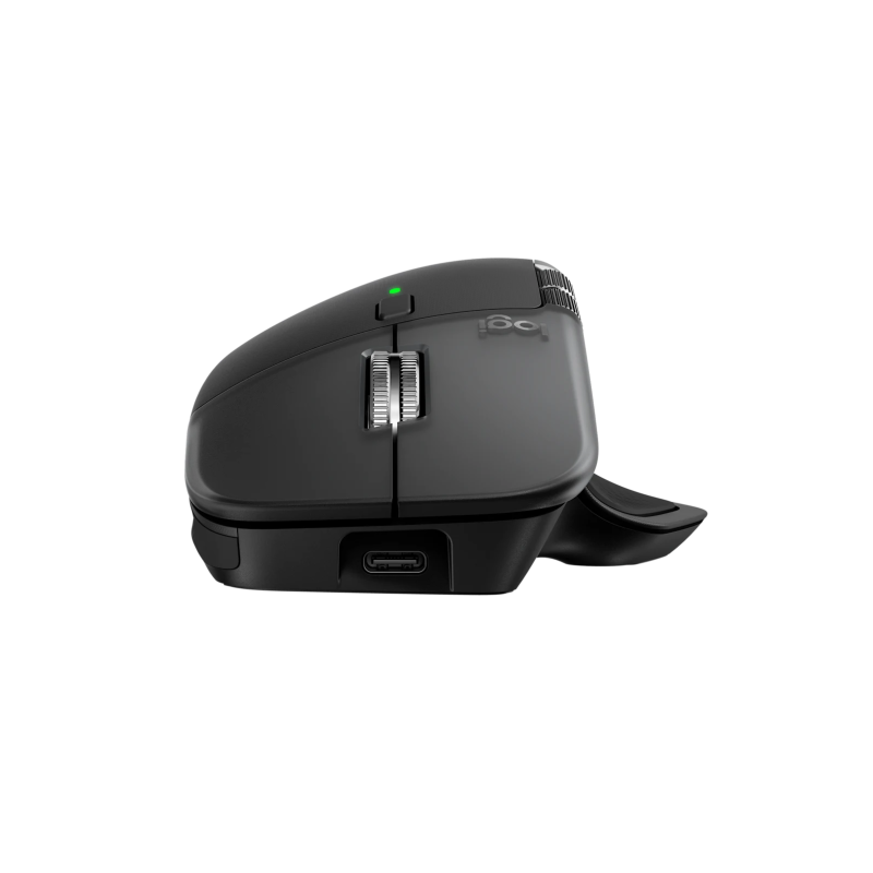 Logitech MX Master 4 for MAC Belaidė pelė RF Wireless + Bluetooth, 8000 DPI, Space Black