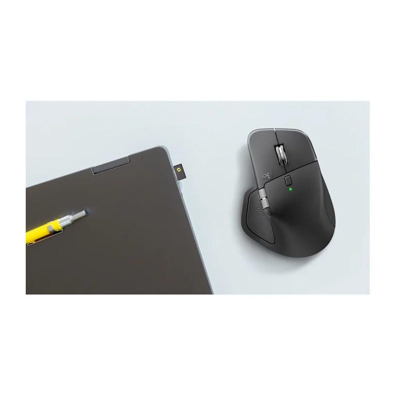 Logitech MX Master 4 for Business Belaidė pelė RF Wireless + Bluetooth, 8000 DPI, Graphite