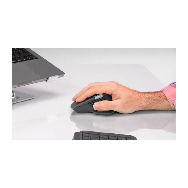 Logitech MX Master 4 for Business Belaidė pelė RF Wireless + Bluetooth, 8000 DPI, Graphite