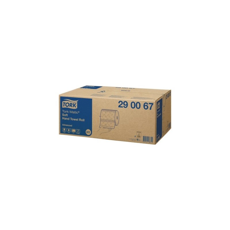 Ruloninis rankšluostinis popierius Tork Advanced H1, 2 sl., 21 cm x 150 m, balta sp. 6 vnt./pak