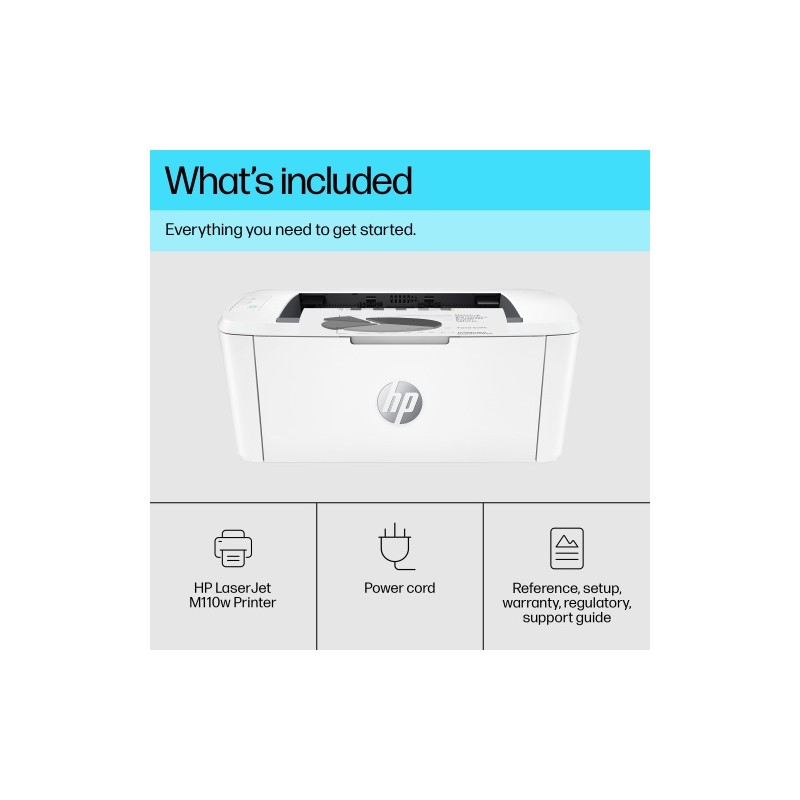 HP LaserJet M110w Spausdintuvas lazerinis nespalvotas A4 20 ppm USB Wi-Fi (SPEC)
