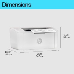 HP LaserJet M110w Spausdintuvas lazerinis nespalvotas A4 20 ppm USB Wi-Fi (SPEC)