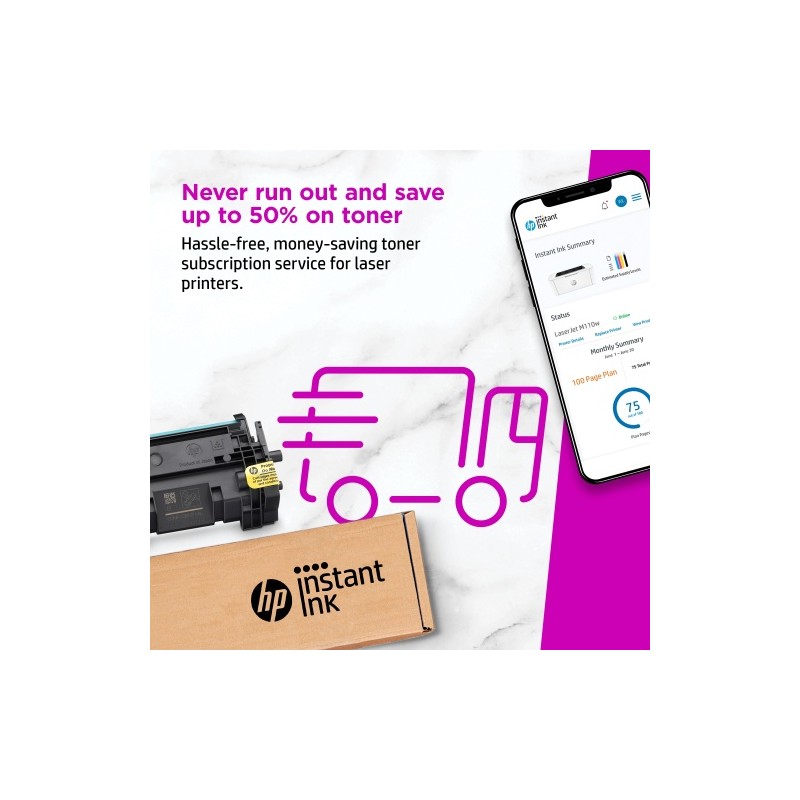 HP LaserJet M110w Spausdintuvas lazerinis nespalvotas A4 20 ppm USB Wi-Fi (SPEC)