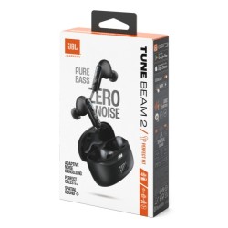 JBL Tune Beam 2 Belaidės ausinės Earbuds, Bluetooth, Juoda