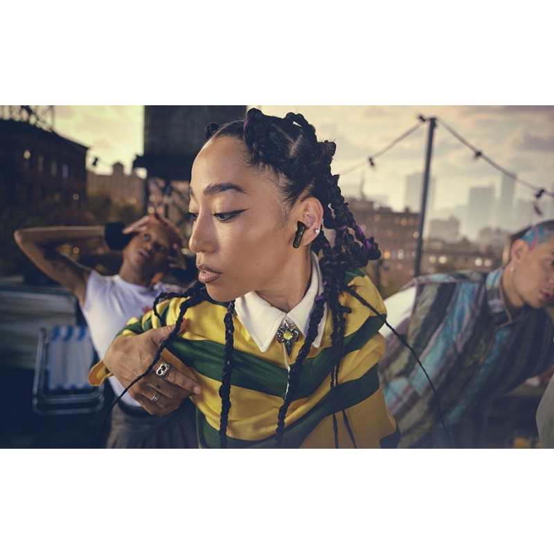 JBL Tune Beam 2 Belaidės ausinės Earbuds, Bluetooth, Juoda