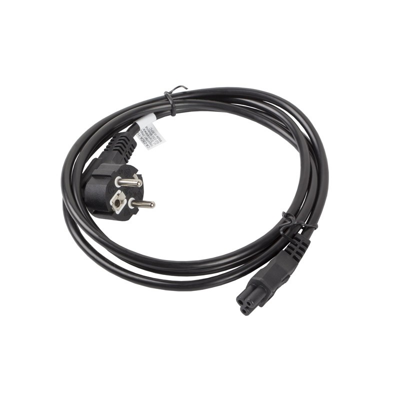 Lanberg CA-C5CA-11CC-0018-BK Maitinimo kabelis Euro CEE 7/7 to C5 1.8M, Juoda