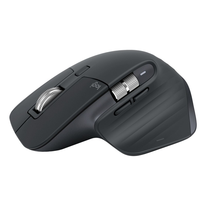 Logitech MX Master 3S Belaidė pelė RF Wireless + Bluetooth, 8000 DPI, Graphite