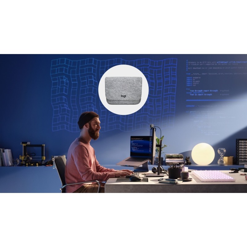 Logitech MX Master 3S Belaidė pelė RF Wireless + Bluetooth, 8000 DPI, Graphite