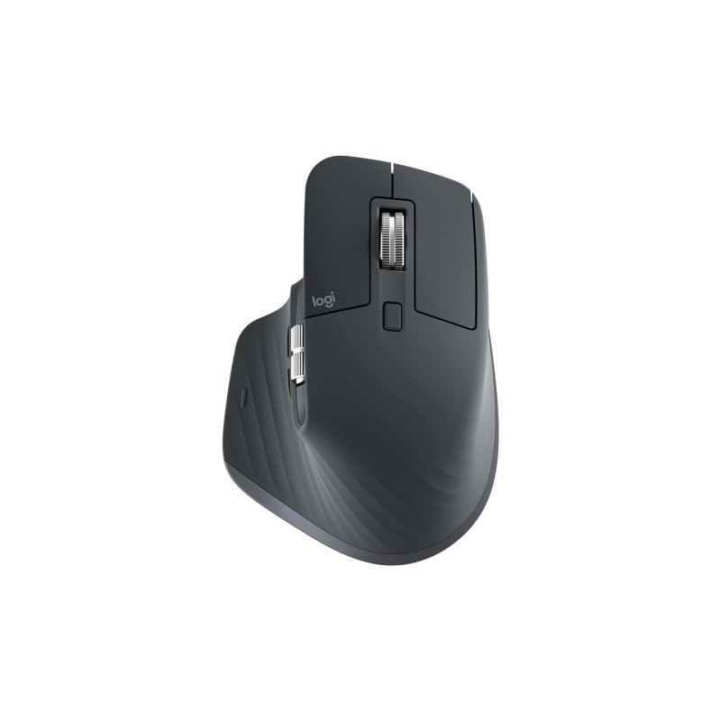 Logitech MX Master 3S Belaidė pelė RF Wireless + Bluetooth, 8000 DPI, Graphite