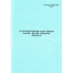 Gyventojų individualios veiklos pajamų-išlaidų apskaitos žurnalas, A4 (24)  0720-064