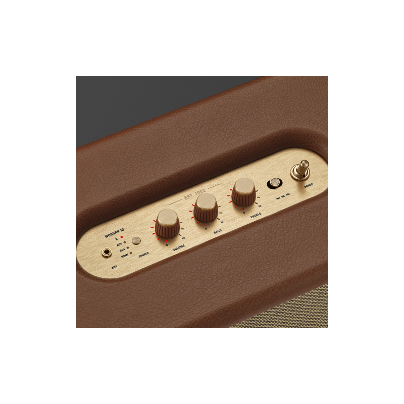 Marshall Woburn III Garso kolonėlė, Bluetooth, Brown