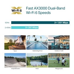 TP-Link EAP650-OUTDOOR AX3000 Indoor/Outdoor Wi-Fi 6 Prieigos taškas