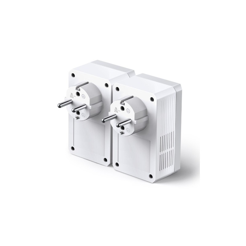 TP-Link TL-PA4010P KIT AV600 Passthrough Powerline 600 Starter Kit Adapterių rinkinys