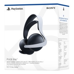 Sony Playstation 5 PULSE Elite Belaidės ausinės su dėklu, Balta