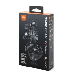 JBL Tune Beam 2 Ghost Edition Belaides ausines Earbuds, Bluetooth, Ghost Black