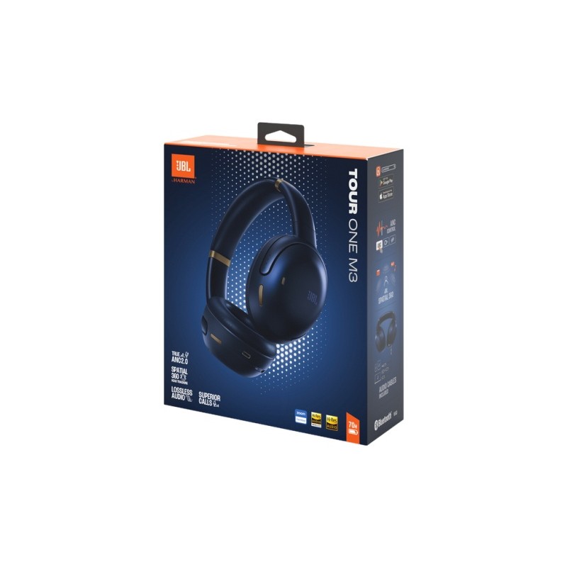 JBL Tour One M3 Belaidės ausinės, Bluetooth, Mėlyna