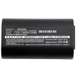 CoreParts MBXPR-BA002 Battery for M&DYMO Printer, 4.8Wh Li-ion 7.4V 650mAh