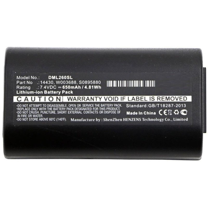 CoreParts MBXPR-BA002 Battery for M&DYMO Printer, 4.8Wh Li-ion 7.4V 650mAh