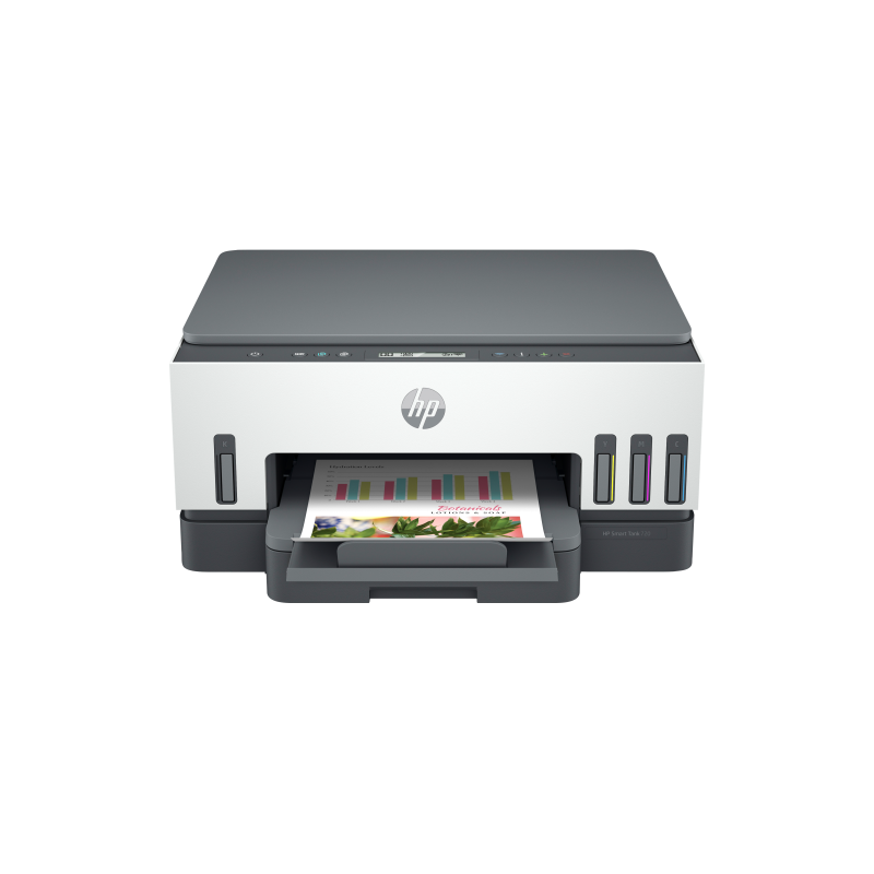 HP Smart Tank 720 AiO Spausdintuvas rašalinis spalvotas MFP A4 15 ppm USB Wi-Fi