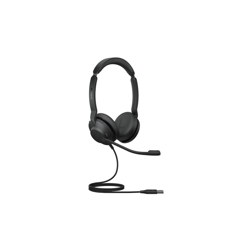 Jabra Evolve2 30 SE UC Stereo Laidinės ausinės, USB-A, Juoda