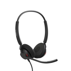 Jabra Engage 40 MS Stereo Inline Link Laidinės ausinės, USB-C/USB-A, Juoda