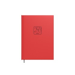 Darbo knyga-kalendorius 2023m. A5 raudona sp.