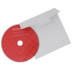 Vokai CD/DVD be langelio, 125x125mm, pakuotėje 1000 vnt.