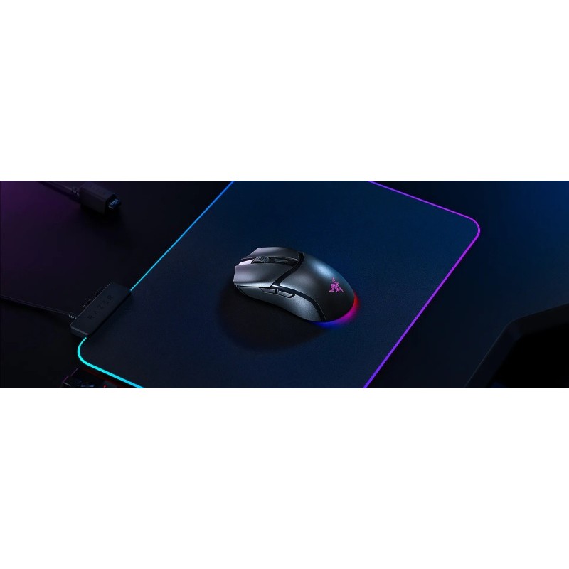 Razer Cobra HyperSpeed Belaidė žaidimų pelė RF Wireless + Bluetooth + USB-A, 26000 DPI, Juoda