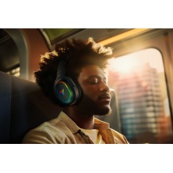 Razer Barracuda X Chroma Belaidės žaidimų ausinės, Bluetooth, Juoda