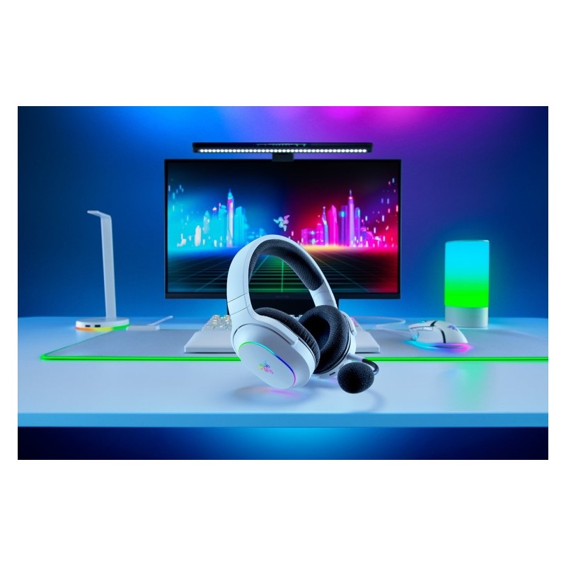 Razer Barracuda X Chroma Belaidės žaidimų ausinės, Bluetooth, Balta