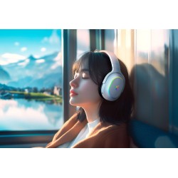 Razer Barracuda X Chroma Belaidės žaidimų ausinės, Bluetooth, Balta