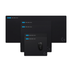 Logitech G840 XL Žaidimų pelės kilimėlis 900x400x3 mm, Juoda