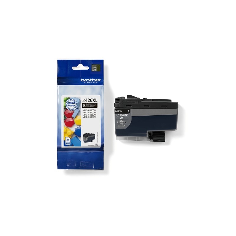 Brother LC-428XLBKP (LC428XLBKP) Rašalinė kasetė, Juoda