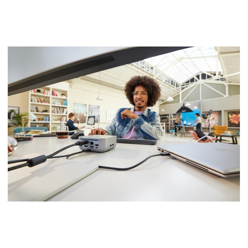 HP Thunderbolt 4 Ultra 180W G6 Dock (9X481UT) Jungčių stotelė, Pilka