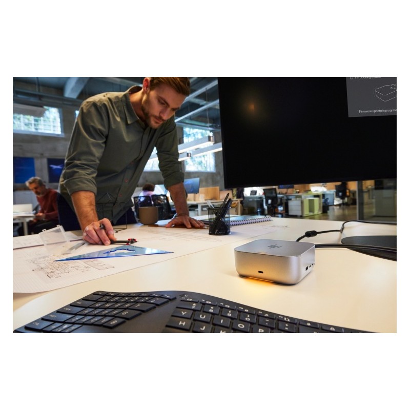 HP Thunderbolt 4 Ultra 280W G6 Dock (AW5M5UT) Jungčių stotelė, Pilka