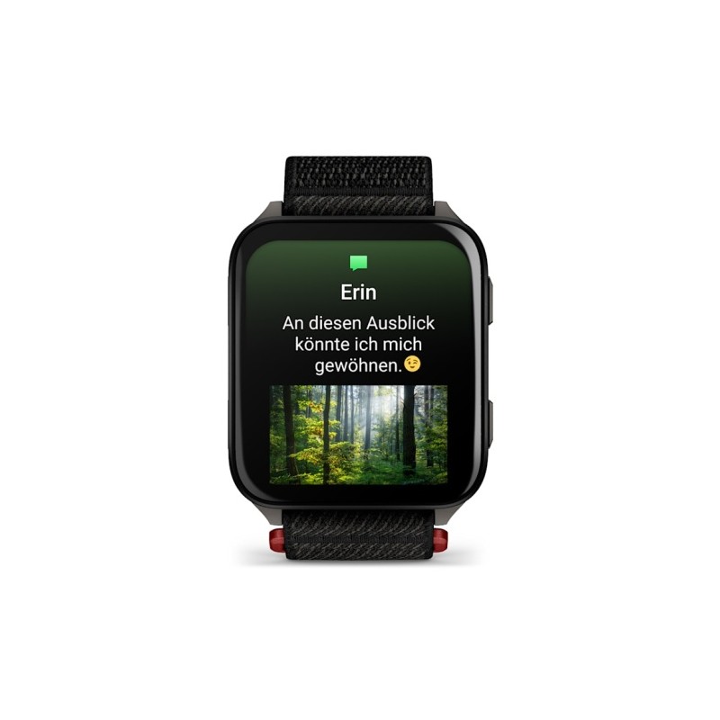 Garmin Venu X1 Išmanusis laikrodis Black, Slate Titanium Caseback / Black ComfortFit Nylon Band