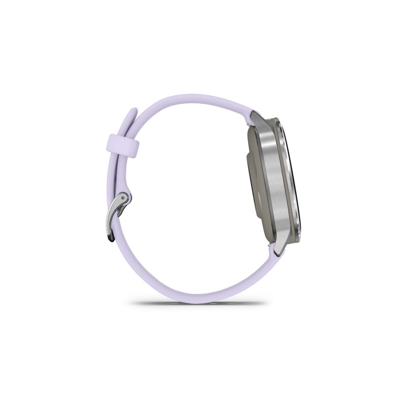 Garmin Venu 4 Išmanusis laikrodis 41 mm Silver / Periwinkle Silicone Band