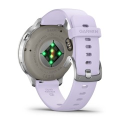 Garmin Venu 4 Išmanusis laikrodis 41 mm Silver / Periwinkle Silicone Band